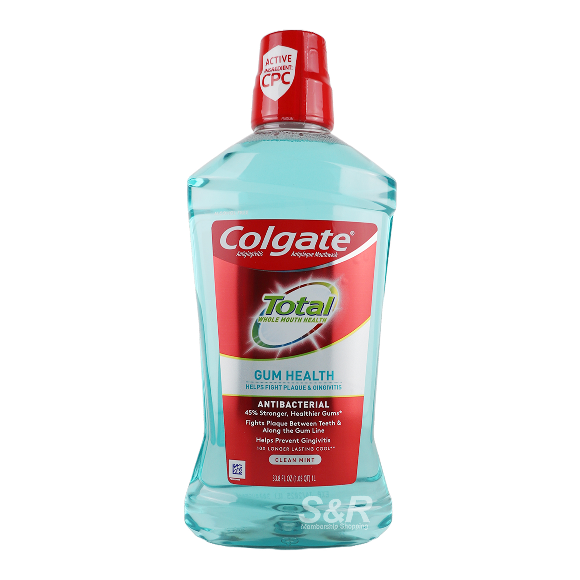 Colgate Total Gum Health Mouthwash Clean Mint 1L